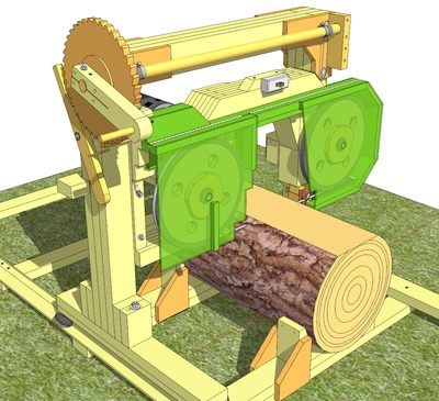 14" bandsaw / sawmill plans