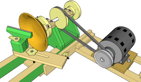 Wooden lathe plans