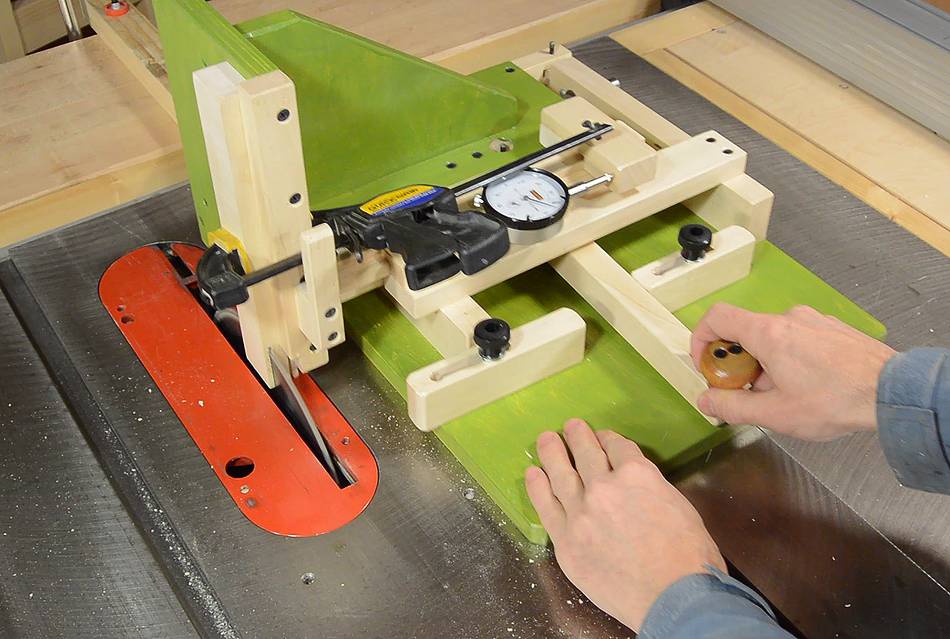 Quick set tenon jig plans