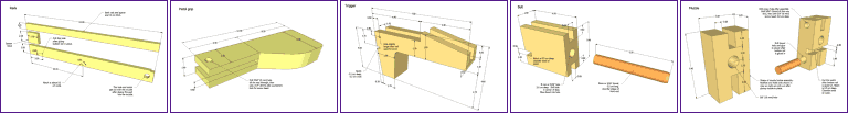 Jenga pistol plans
