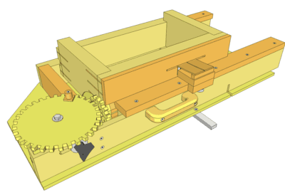 Screw advance box joint jig plans