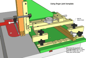 Quick set tenon jig plans