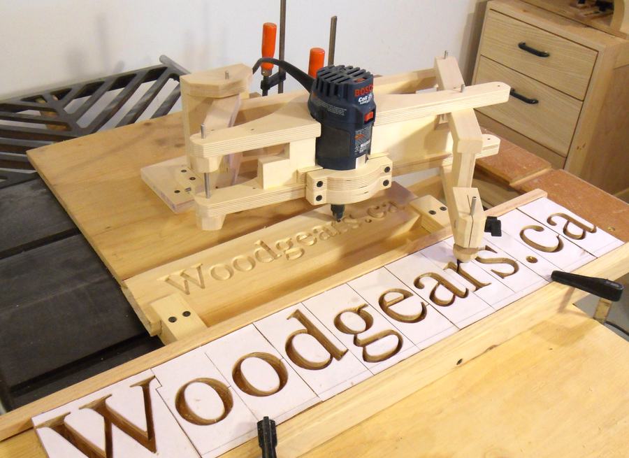 3D router pantograph plans