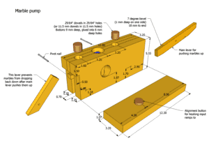 Marble run blocks plans