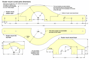 3D router pantograph plans