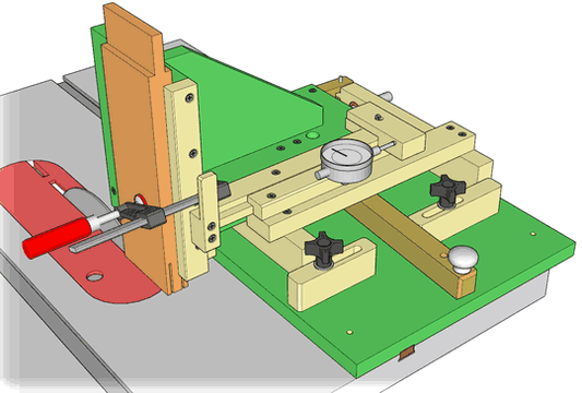 Quick set tenon jig plans