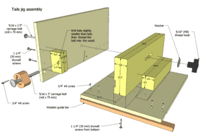 Table saw dovetail jigs plans