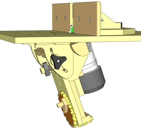 Tilting router lift plans