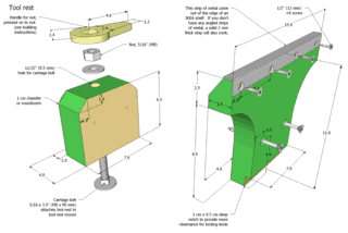 Wooden lathe plans