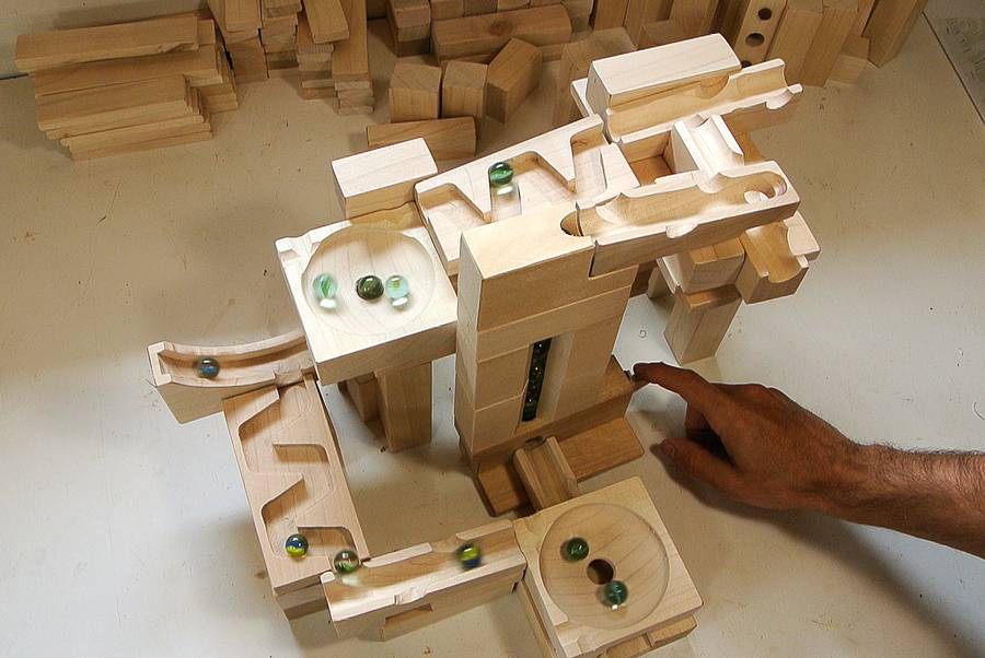 Marble run blocks plans