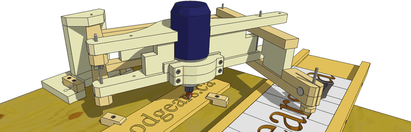 3D router pantograph plans