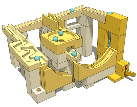 Marble run blocks plans