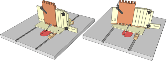 Table saw dovetail jigs plans