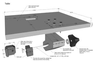 1x42" and 1.5x48" belt sander plans (2 plans 1 package)