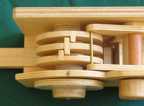 Wooden combination lock plans